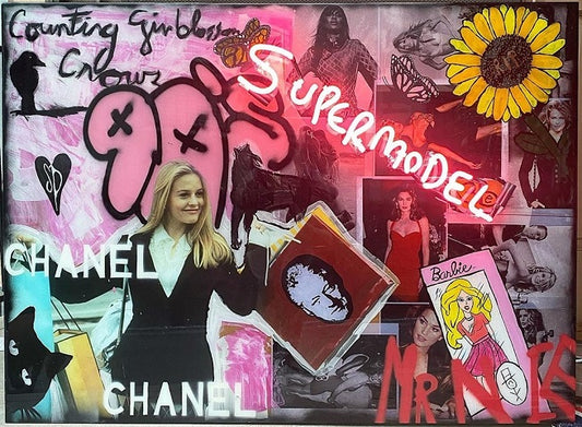 This new piece of custom art by Mr. Nice is for an absolute 90s fanatic. And it was such a fun piece to do, a homage to 90s pop culture.
