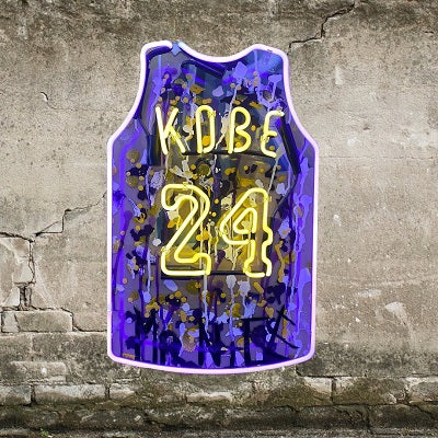 Art by Mr. Nice presents: Limited Edition Kobe Neon Series.