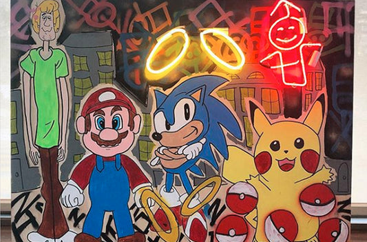 Crossover Episodes: Custom Art and Pop Culture Nostalgia