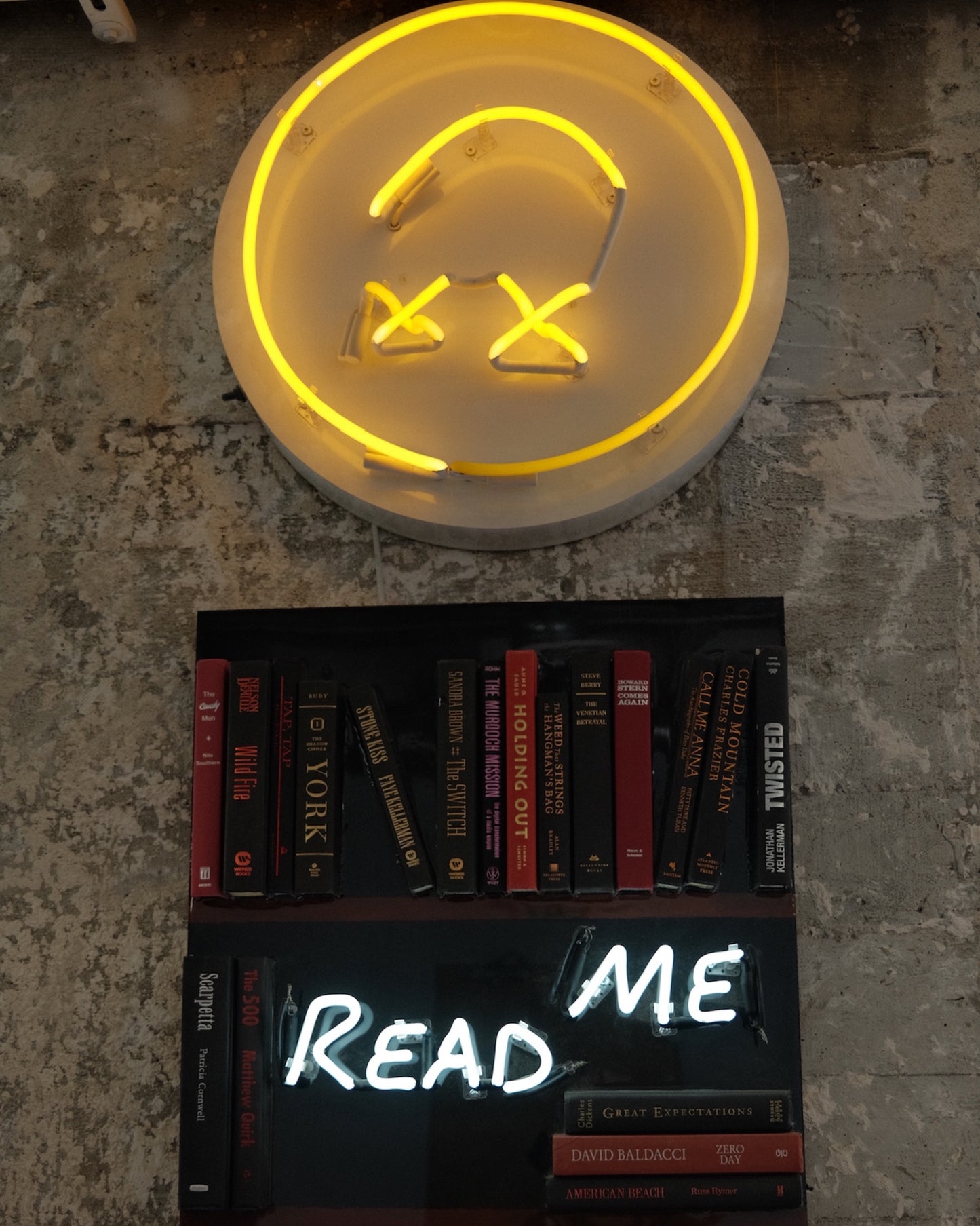 YELLOW NEON SMILE FACE $2,800 - ARTBYMRNICE