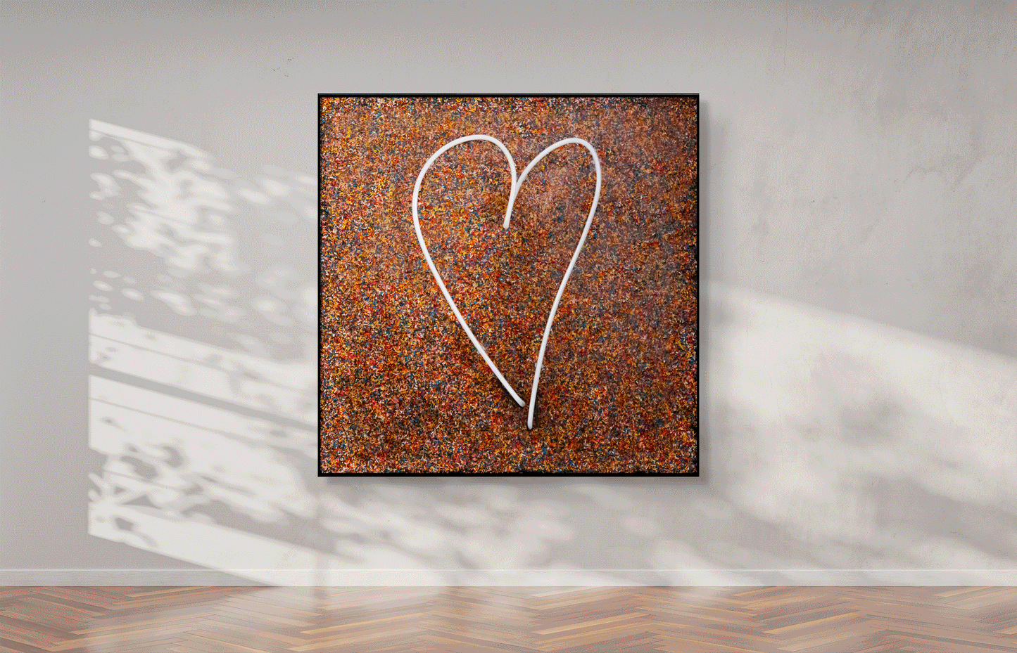 SPRINKLED HEART $4500 - ARTBYMRNICE
