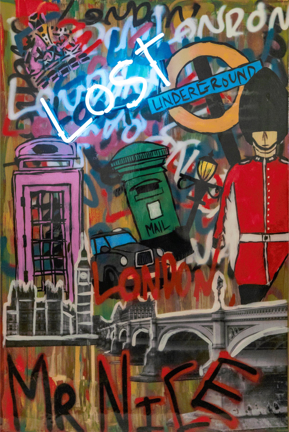 LOST IN LONDON NEON $3500 - ARTBYMRNICE